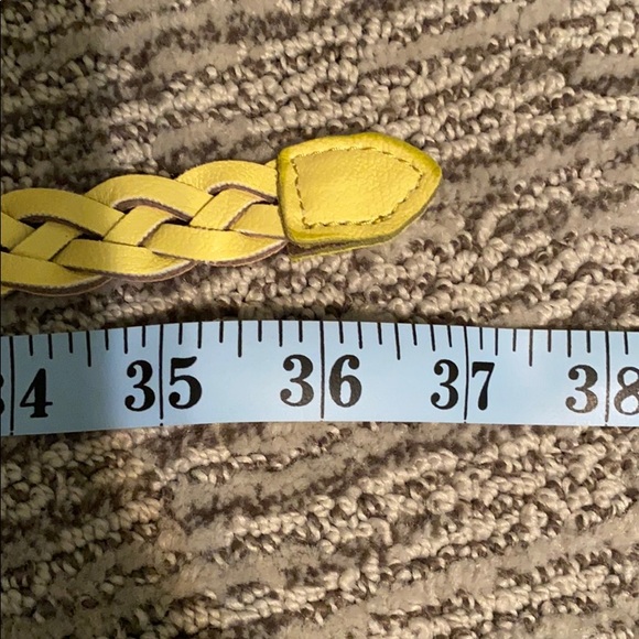 Yellow Braided Belt - Picture 2 of 5